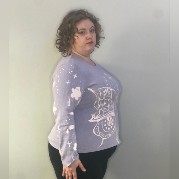 Lethal Beauty Bleach Dyed Long Sleeve - Picture 6 of 6